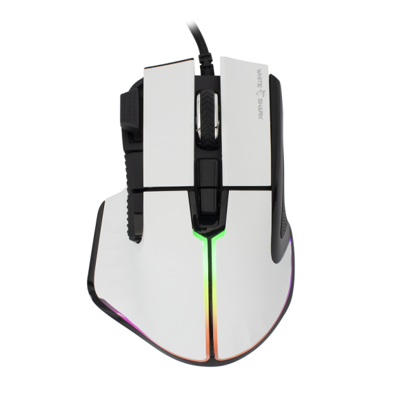 Souris Gaming White Shark GM-9006 Marrok Blanc