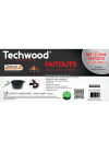 set de 3 faitouts 12 pièces Techwood  TP6-FT248 Tunisie