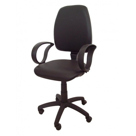 chaise de bureau Brio Haut dossier avec accoudoirs noir