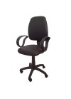 chaise de bureau Brio Haut dossier avec accoudoirs noir