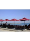 parasol carré Carthaginoise 2m*2m rouge