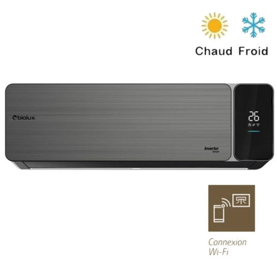 Climatiseur Inverter BIOLUX 9000BTU Chaud/Froid Smart - M.95CFVS