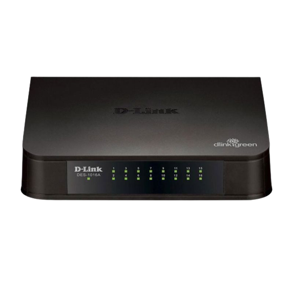 Switch D-Link 16 ports 10/100Mbps