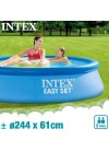 Intex piscine gonflable avec pompe 28108NP Easy 244 x 61 cm