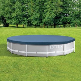 Bâche de protection pour Piscine Intex tubulaire diamètre 3,66 m