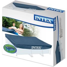 Bâche Protection Pour Piscine Rectangulaire Tubulaire 3M X 2M Intex - 28038