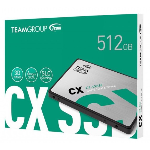 Le Disque SSD Interne TeamGroup CX2 512 Go, le joyau technologique qui accélère le temps.