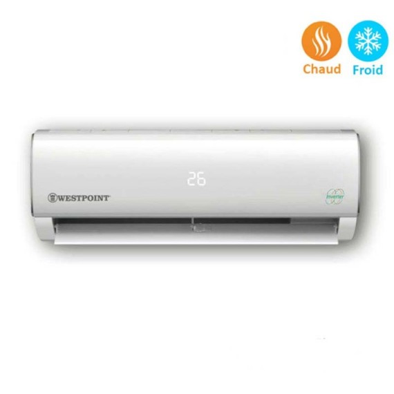 Climatiseur Westpoint Inverter 9000 BTU Chaud & Froid Blanc