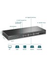 Switch Administrable TP-LINK JetStream 24 ports 10/100/1000 Mbps L2 + 4 Ports SFP + 10GE