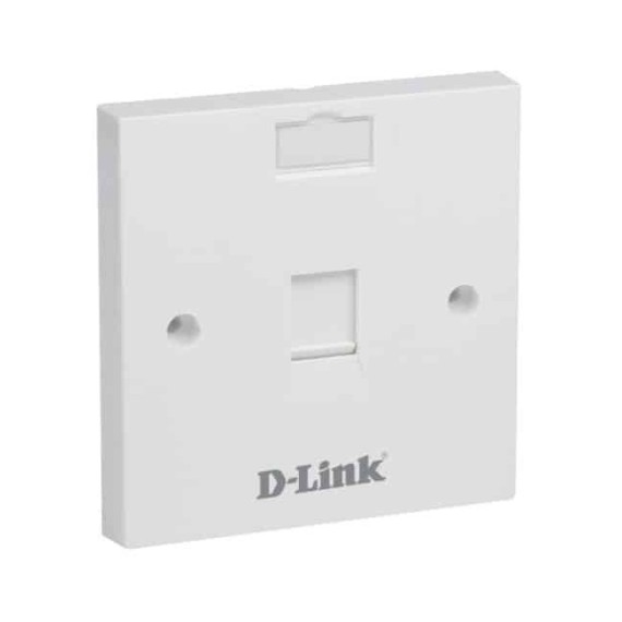 Monture pour prise D-link NFP-0WHI11 Façade simple UTP 6