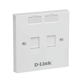 Monture 2 modules pour prise D-link 45×45-NFP-0WHI21