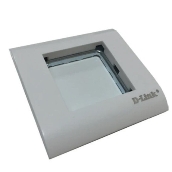 Cadre De Plaque Frontale Encastré D-LINK 80X80 MM-BLANC