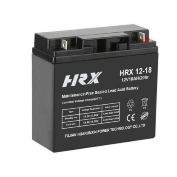 Batterie PLOMB  RECHARGEABLE HRX 12V 18 AH chez oxtek