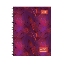 Cahier wiro YAMAMA 200P PF Couverture Plastifiée FANTAISIE 70G