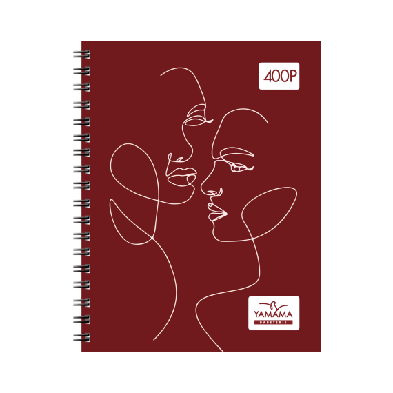 Cahier wiro YAMAMA  400P PF Couverture Plastifiée FANTAISIE 70G