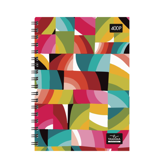 Cahier wiro YAMAMA 400P GF Couverture Plastifiée FANTAISIE 70G