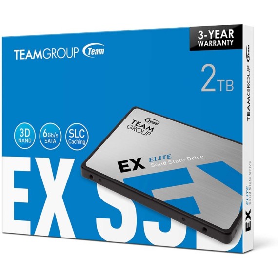 Disque Dur SSD INTERNE TEAMGROUP EX2 2 TO 2.5" SATA III