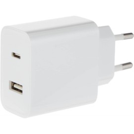 Chargeur Secteur XIAOMI 32427 2 PORTS USB, TYPE-C - BLANC