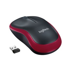 Souris Optique Sans Fil LOGITECH M185 - Rouge