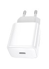 Chargeur Infinix XC06 1 Port Type-C Vers Type-C - Blanc