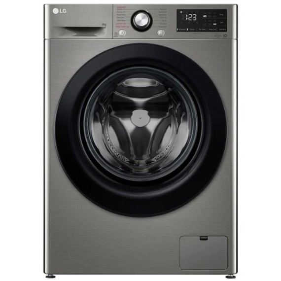 Lave Linge Frontale LG Vivace F4R3TYG6P 8kg - Silver