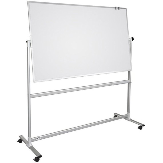 Tableau Blanc 2x3 Magnetique Double Face Pivotant / 90 x 120 cm