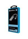 Hub USB SANDBERG 133-88 USB 3.0 4 Port - Gris