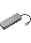 Station d'accueil SANDBERG Dock TRAVEL USB-C 13 en 1 - Gris