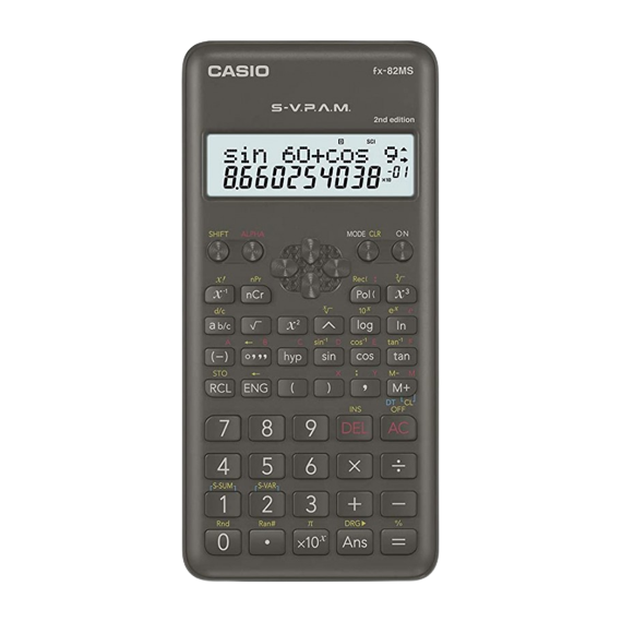 Calculatrice Scientifique Casio FX-82MS 240 fonctions - Noir prix tunisie