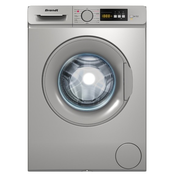 Lave linge frontale Brandt 8 kg - Silver