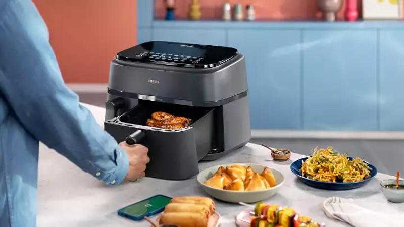 Air fryer électrique compact