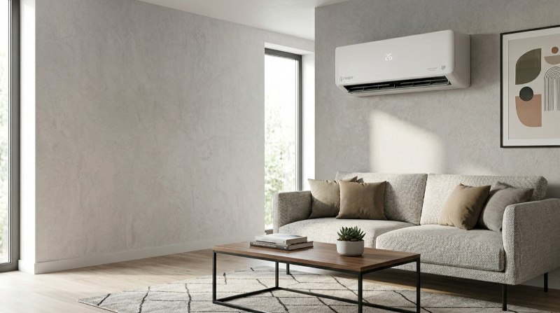 Climatiseur Indesit 12000 Prix Tunisie blanc Inverter chaud froid