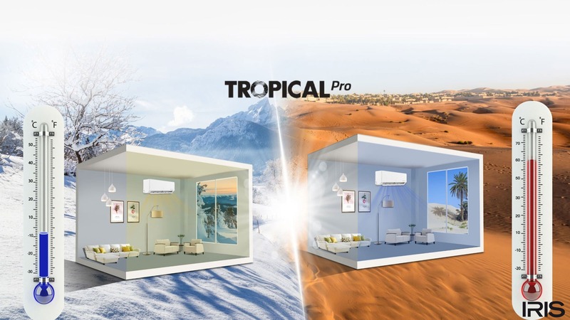 climatiseur chaud froid Inverter Iris 12000 Btu