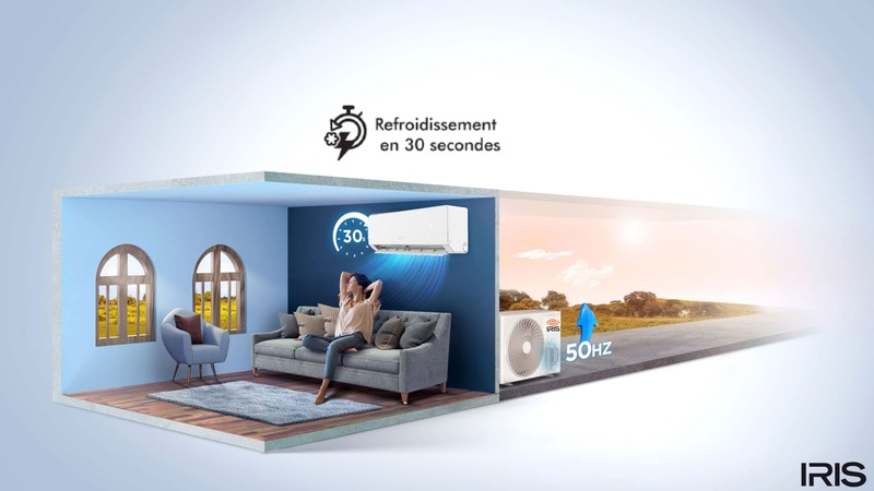 climatiseur inverter Iris 12000 Btu Tunisie