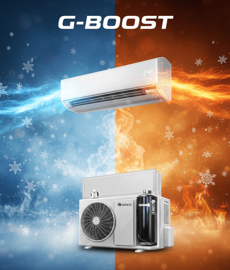 Climatiseur Gree Inverter Tropicalisé mural design moderne