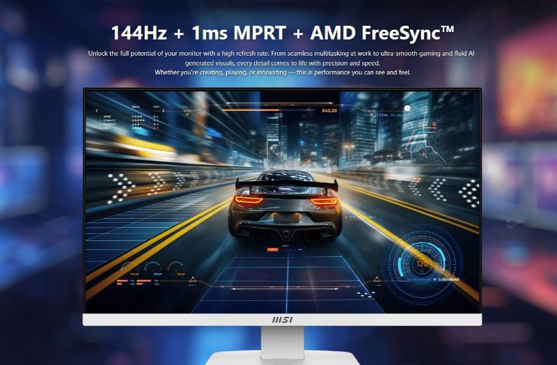 Moniteur MSI PRO MP241W E14V 23.8 pouces