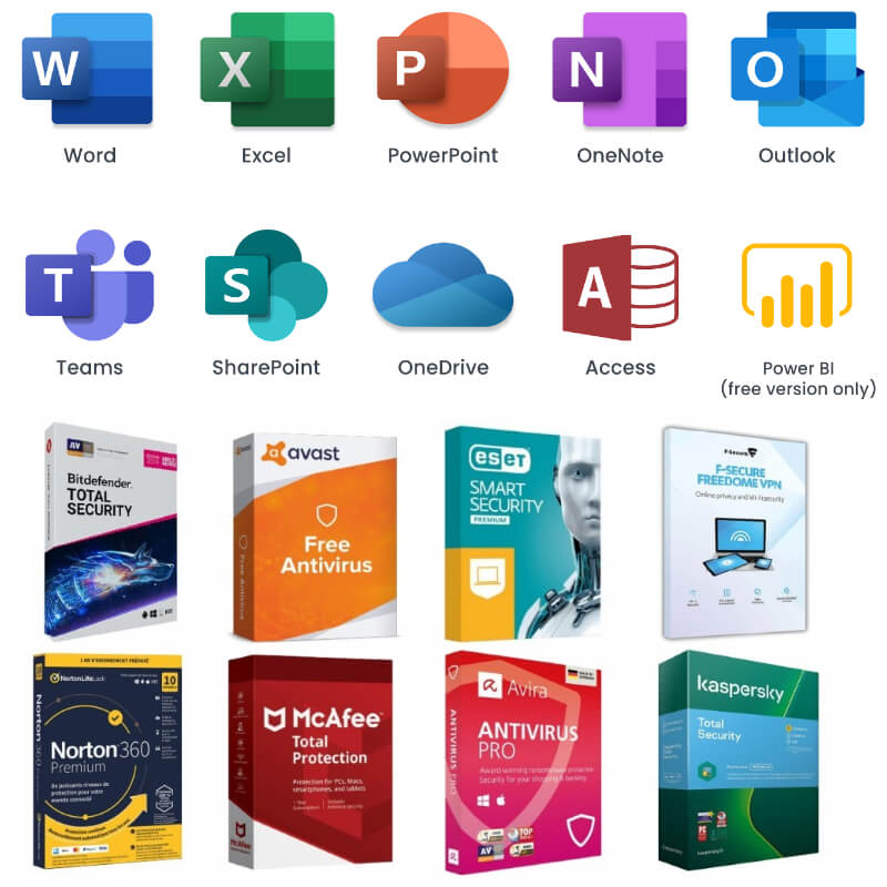 Microsoft office et logiciel Antivirus & Sécurité
