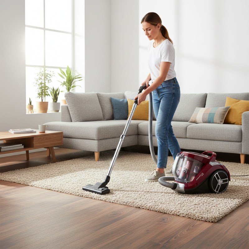 aspirateur cyclonic xxl rowenta ro4873ea puissant sans sac