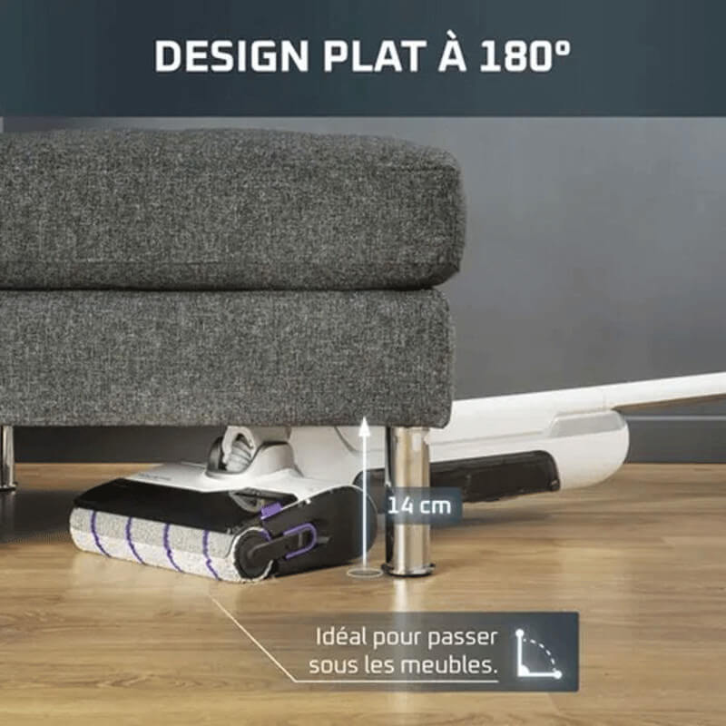 Aspirateur balai sans fil avec batterie longue durée et écran LED