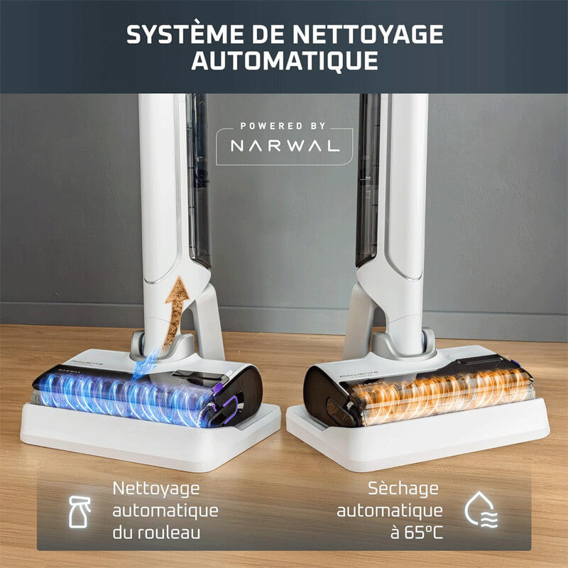 Aspirateur balai ROWENTA puissant et léger pour maison et appartement