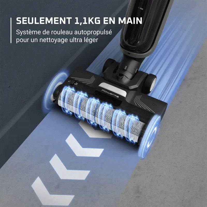 Aspirateur Rowenta autonomie longue et nettoyage rapide