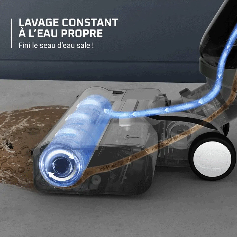 Aspirateur sans fil Rowenta design moderne et rechargeable