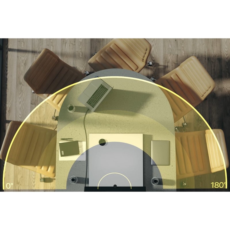 Système audio vidéo conférence avec 8 microphones