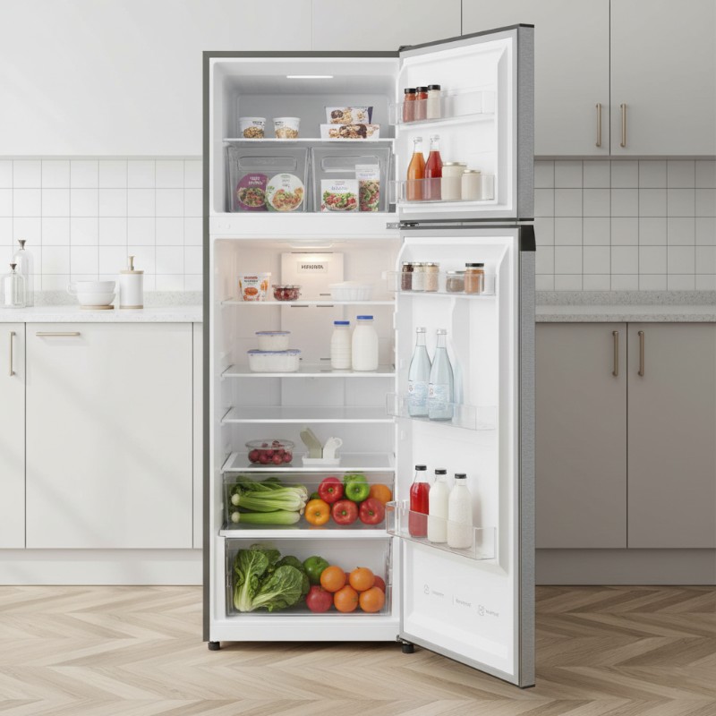 Réfrigérateur Hyundai HYN-6338INFIX Inverter 338L NoFrost inox élégant moderne