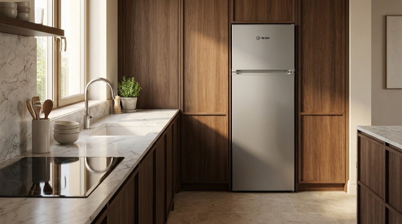 Réfrigérateur INDESIT INDSE500M10S silver grande capacité cuisine moderne