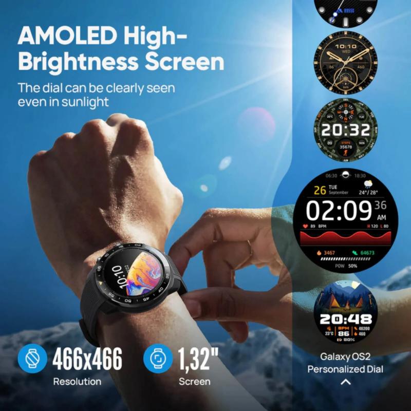 Montre connectée Bluetooth appels et notifications SMS