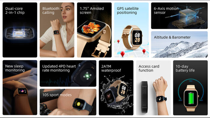 Montre sport avec GPS