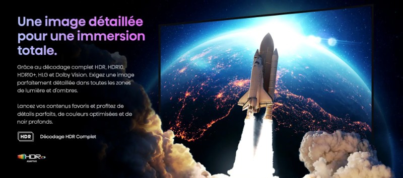 Smart TV Hisense 50 pouces Série A6N expérience cinéma sport jeu