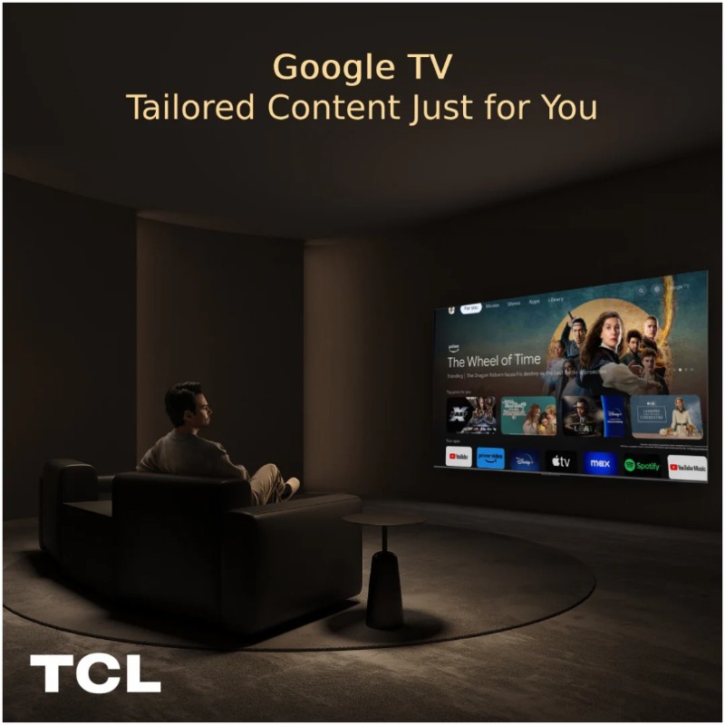Téléviseur TCL 85 pouces QLED Mini LED avec Google TV