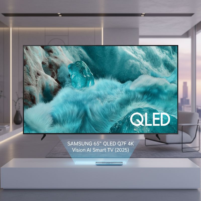 Tv SAMSUNG 65'' QLED Q7F 4K Vision AI Smart TV moderne et élégant